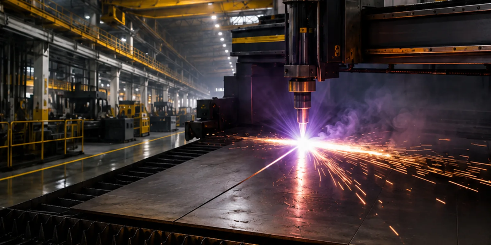 Industrial plasma cutting